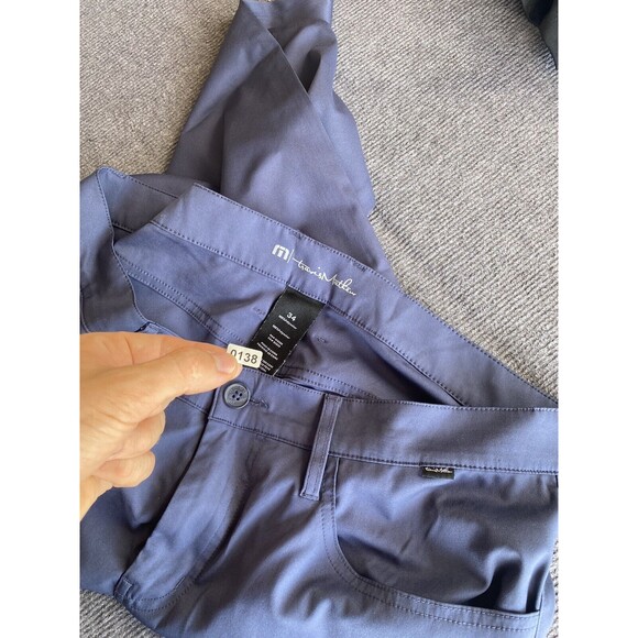 Travis Mathew Golf Pants Navy Blue Wicking Lightweight Breathable Mens Size 34 - Picture 7 of 7